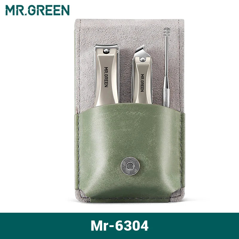 MR.GREEN Manicure Set Stainless Steel Scissors Nail Clippers Travel Kit