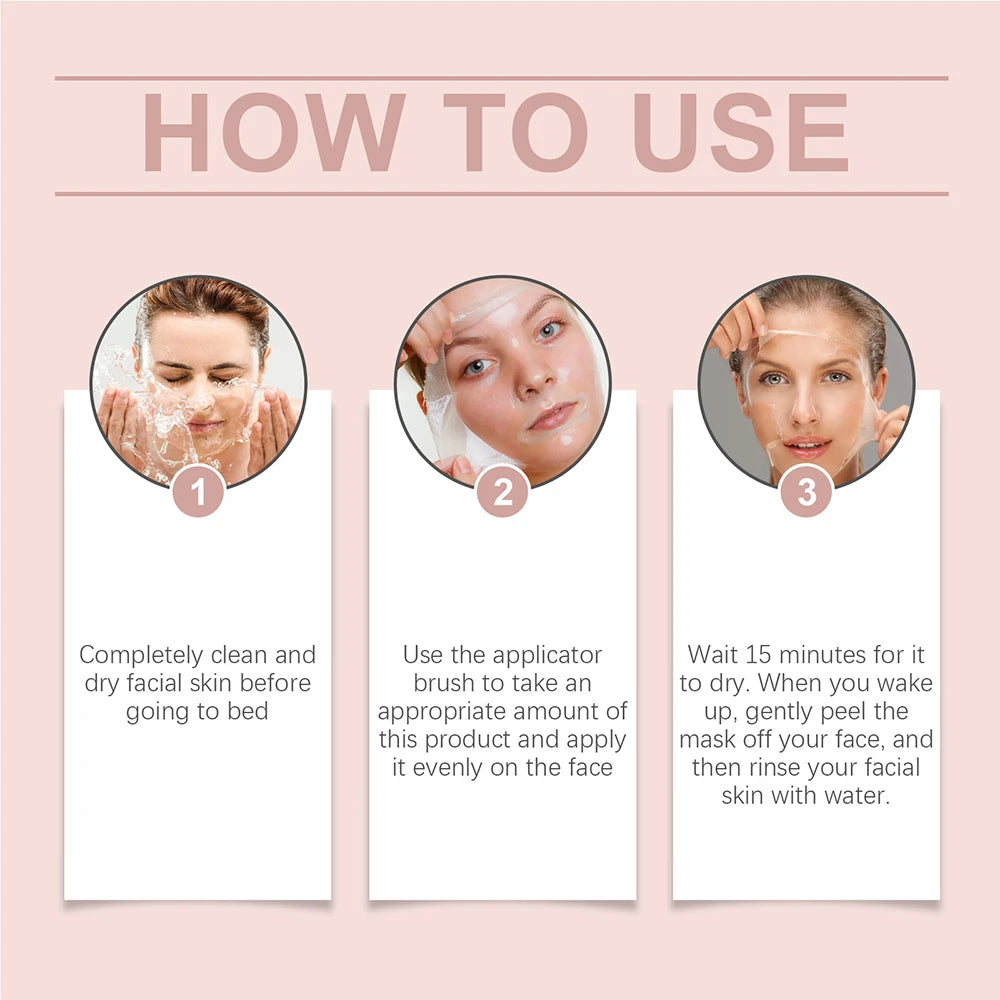 Ms.Dear Collagen Peel Off Facial Mask For Hydration And Elasticity