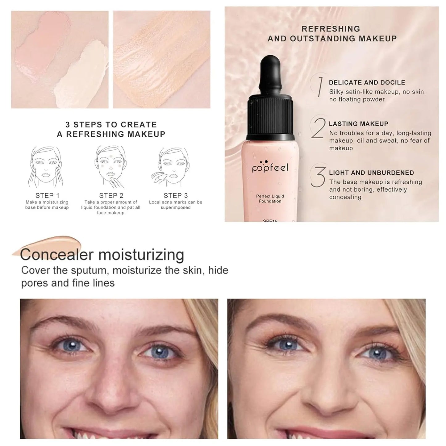 All-in-One Holiday Makeup Set With Eyeshadow Lipstick Concealer Foundation