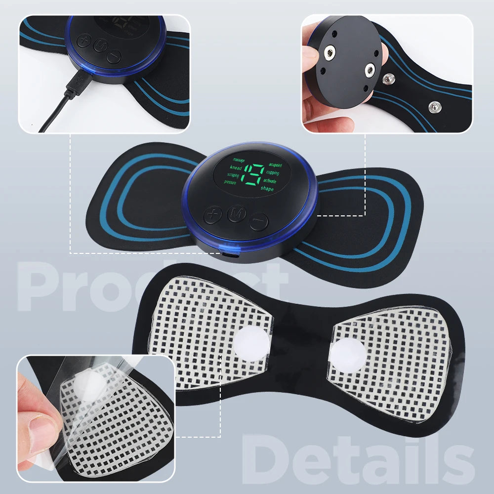 Hailicare Remote Control Neck Massager Set for Cervical Relief