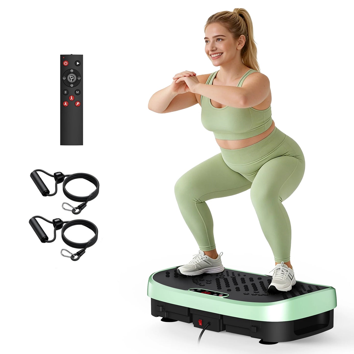 Vibration Plate Exercise Machine For Home Gym Fat Burning Speeds