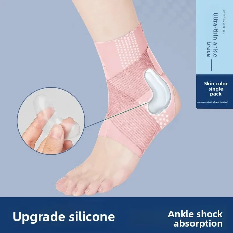 Ankle Guard With Silicone Pad For Unisex Outdoor Sports Protection