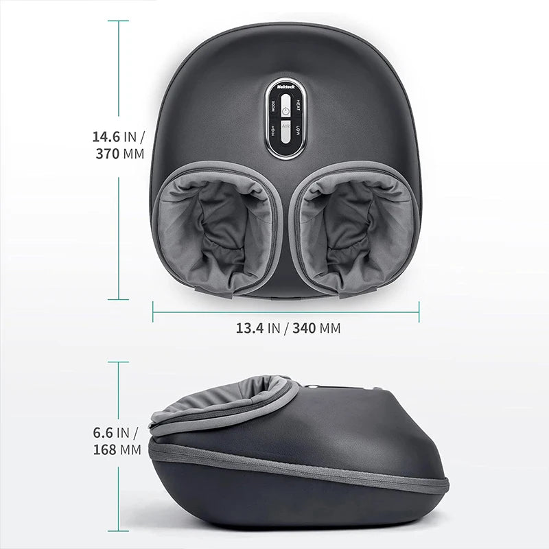 Nekteck Foot Massager With Heating And Air Compression Shiatsu