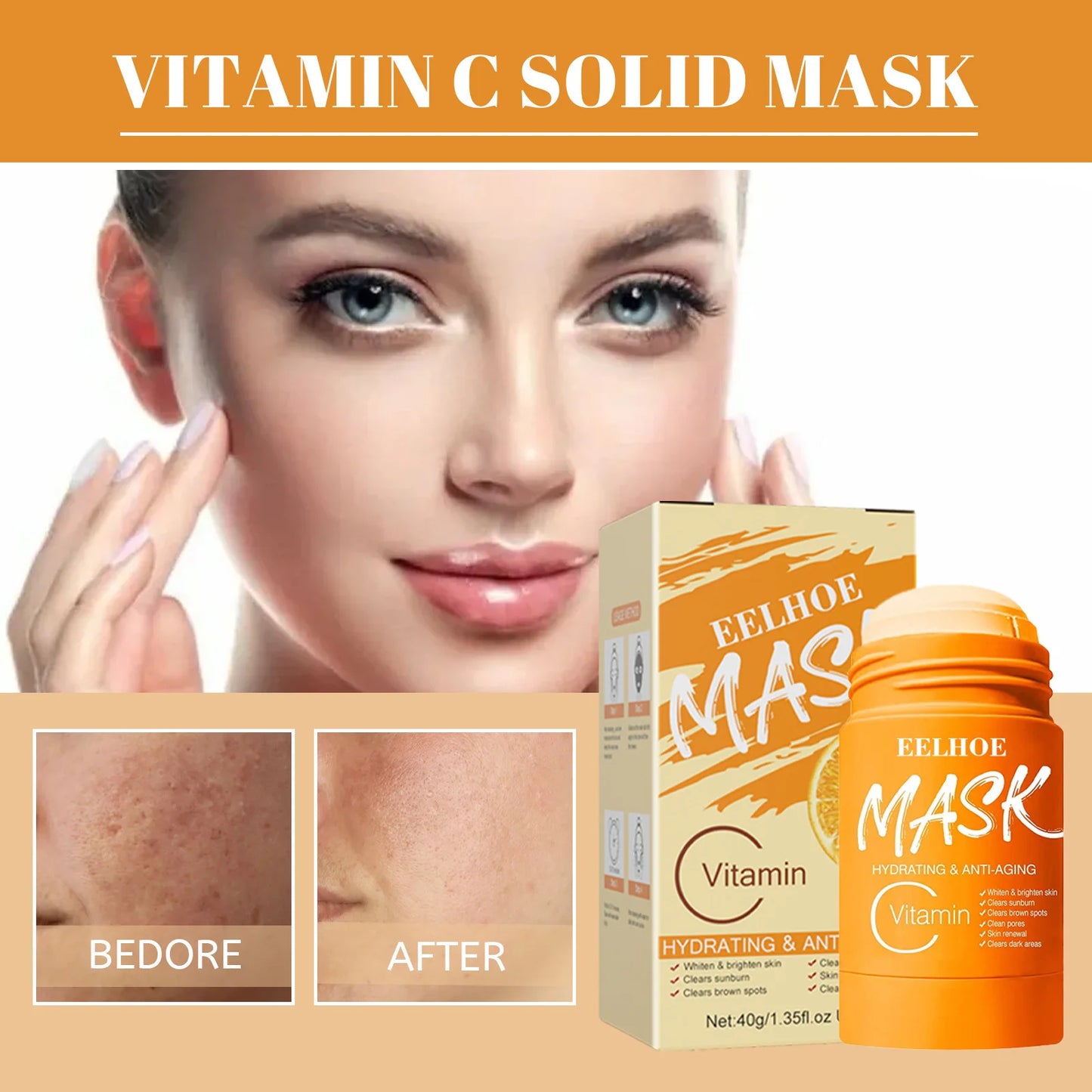 Eelhoe Green Tea Solid Facial Mask For Deep Cleansing