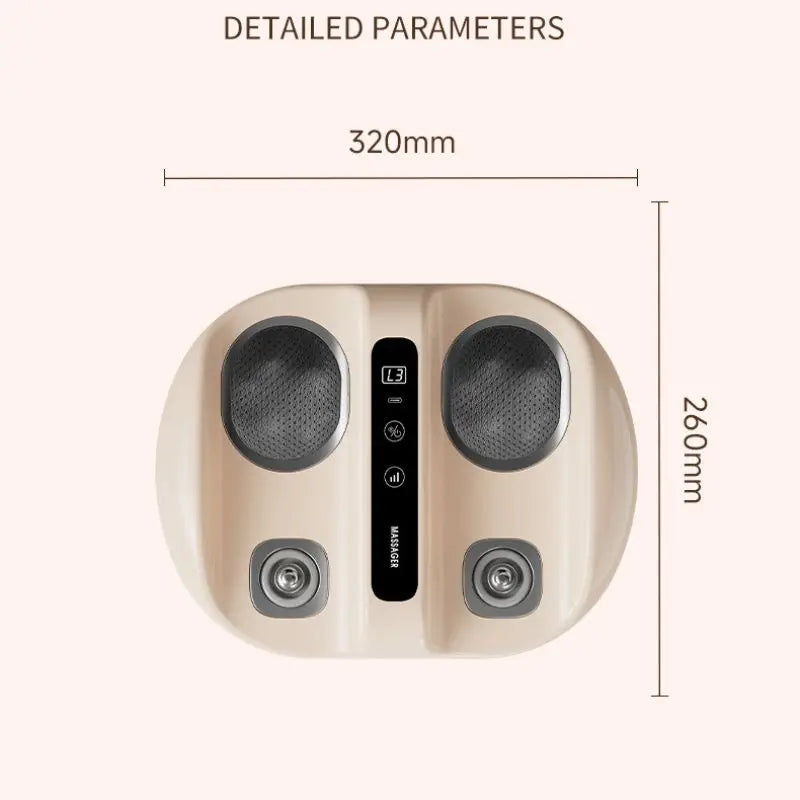Mini Foot Massager With Heat And Deep Kneading Massage Vibration
