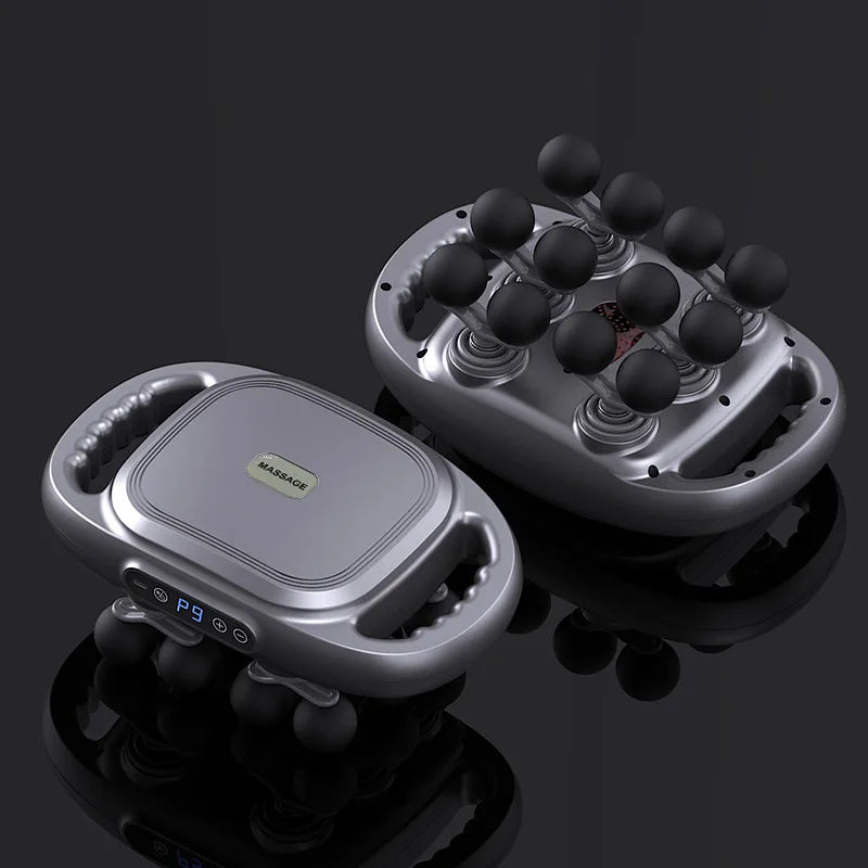 Handheld 12 Head Deep Tissue Massage Gun for Full Body Relief
