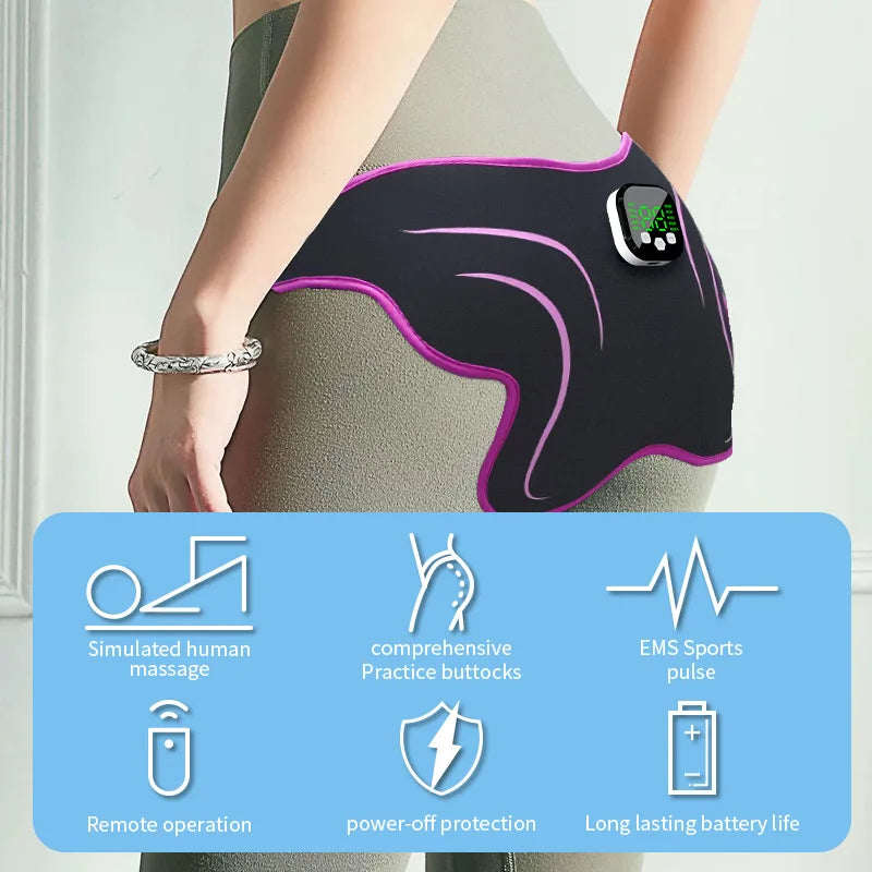 Jitesy Electric EMS Hip Trainer For Glute And Waist Tone
