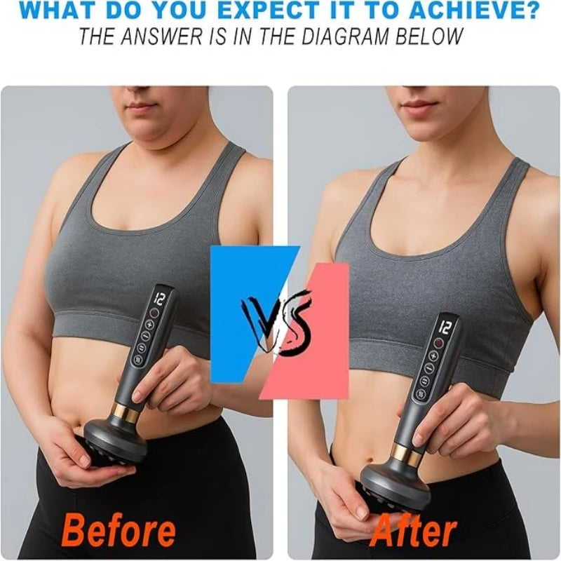 Full Body Cupping And Massaging Device With 12 Level Intensity