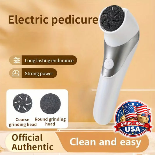 Professional Electric Foot Callus Remover Pedicure Kit With Rechargeable Battery