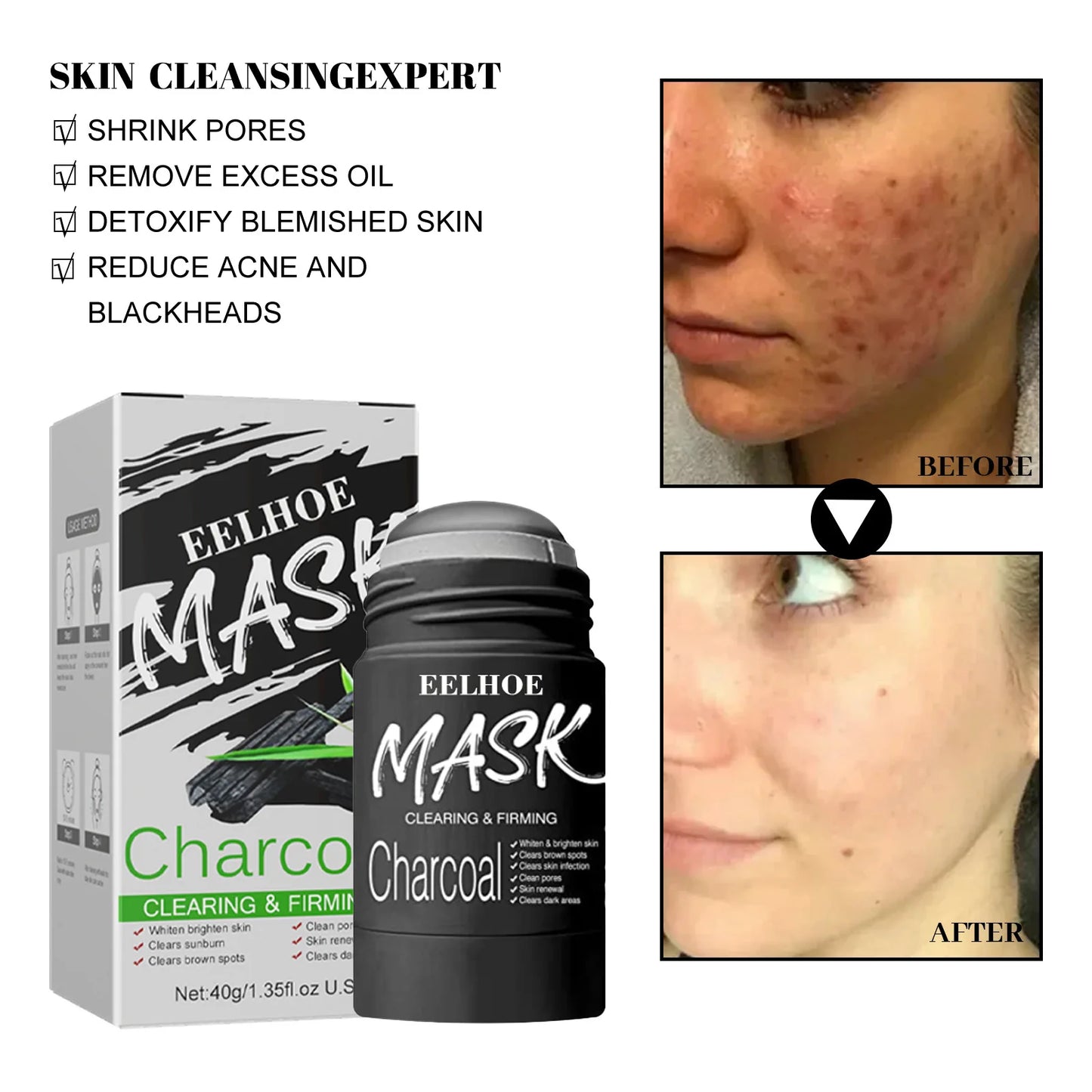 Eelhoe Green Tea Solid Facial Mask For Deep Cleansing