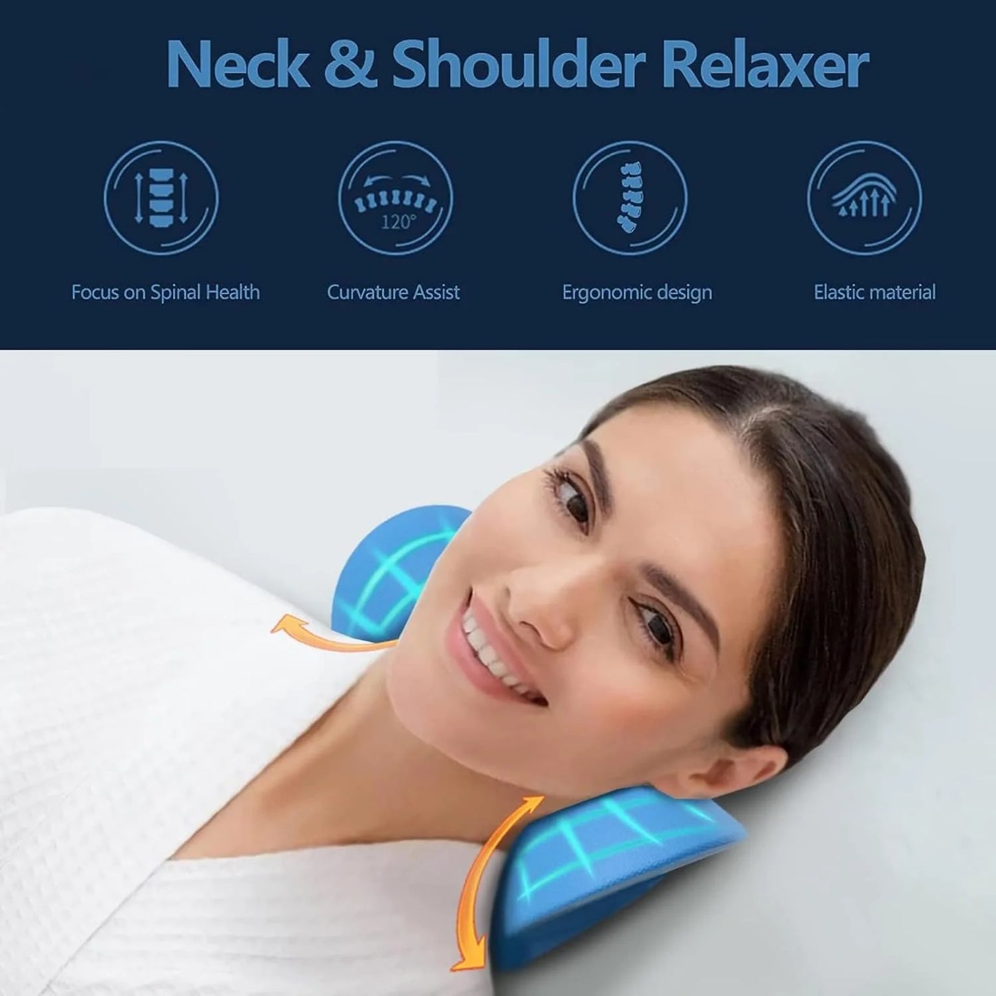 Chiropractic Pillow Neck Relaxer Cervical Traction Device For Pain Relief