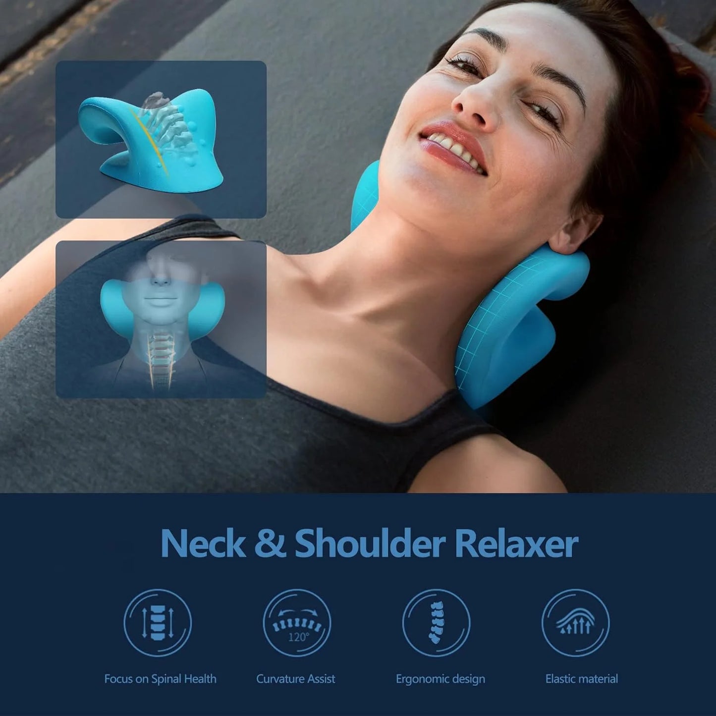 Chiropractic Pillow Neck Relaxer Cervical Traction Device For Pain Relief