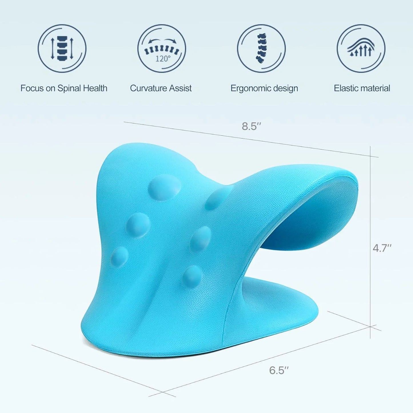 Chiropractic Pillow Neck Relaxer Cervical Traction Device For Pain Relief