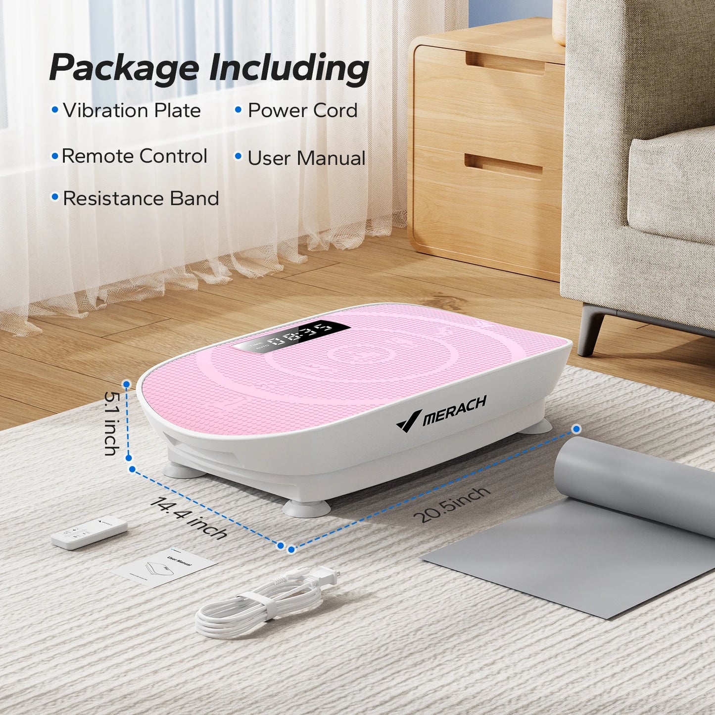 MERACH Vibration Plate CV30 Whole Body Workout Platform