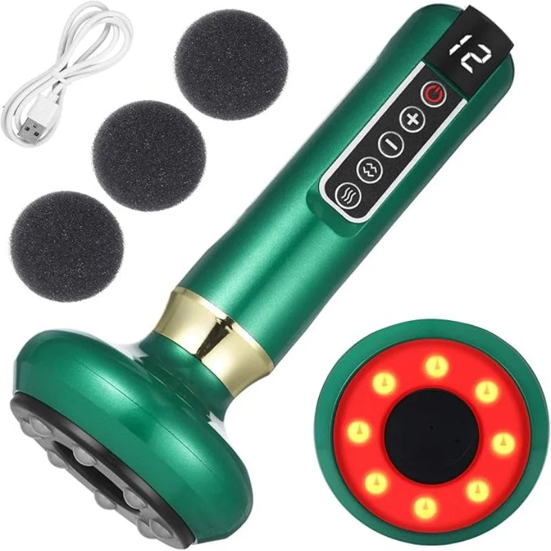 Full Body Cupping Scraping Massaging Device With 12 Level Intensity