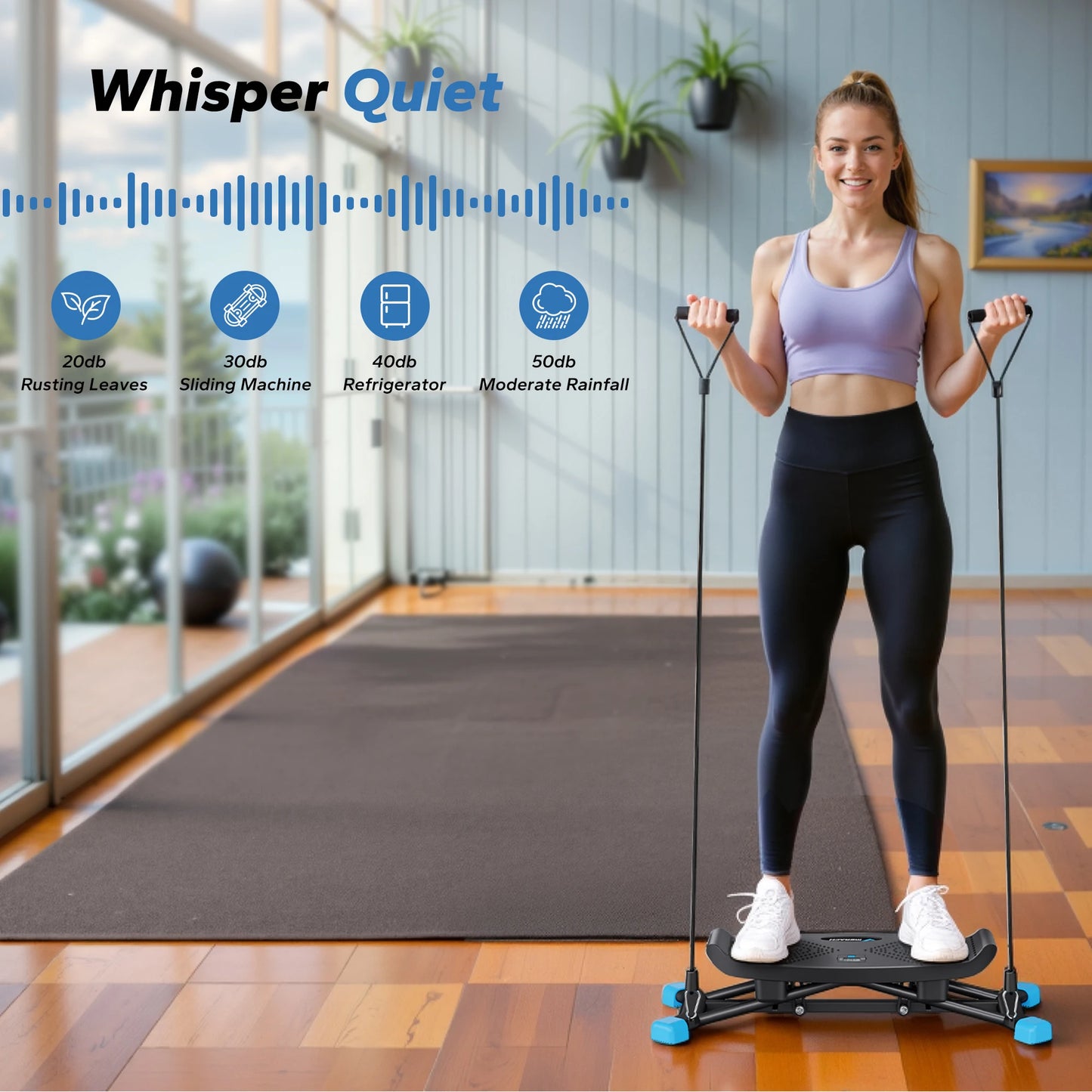 MERACH Ski Machine for Cardio and Full Body Training