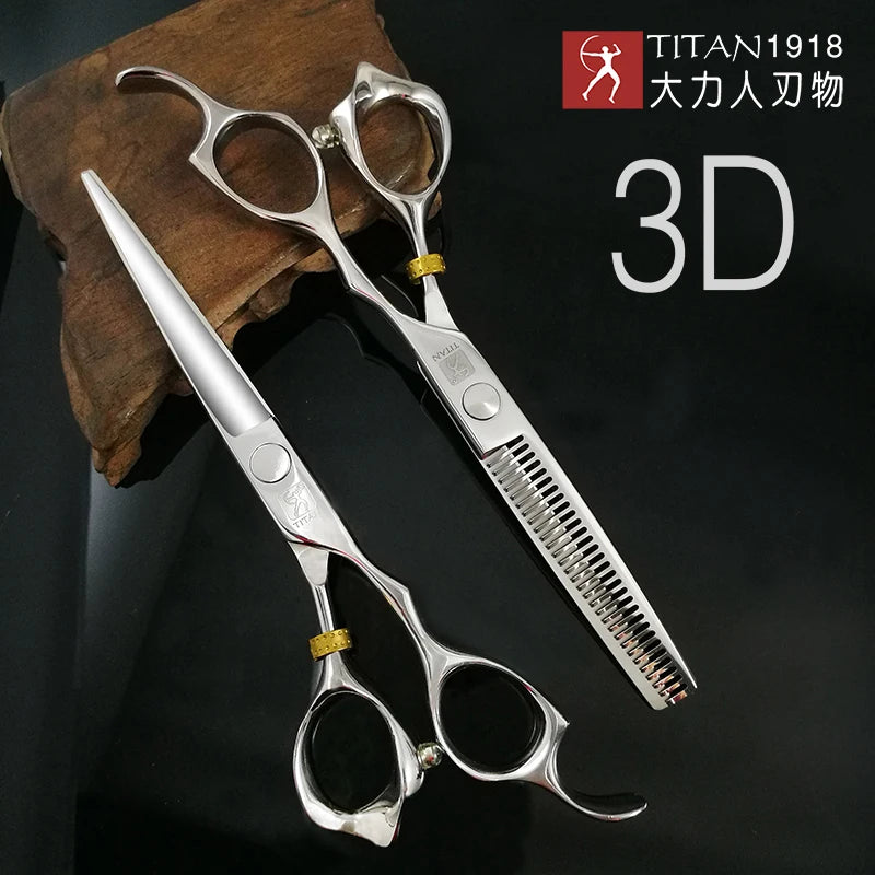 TITAN HIRLD 3D Hairdressing Scissors For Professional Barbers