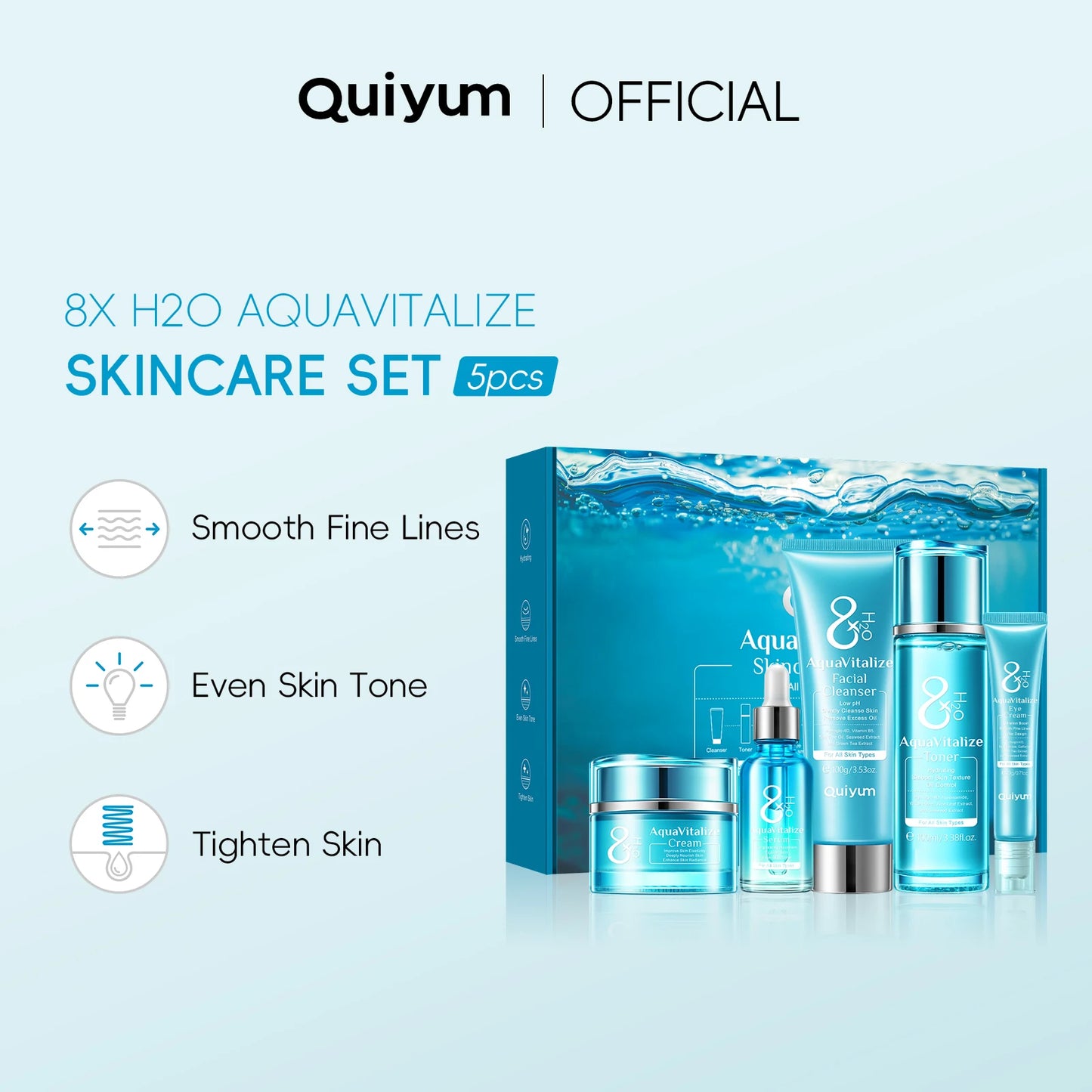 Laikou AquaVitalize Skincare Set Deep Hydration Kit