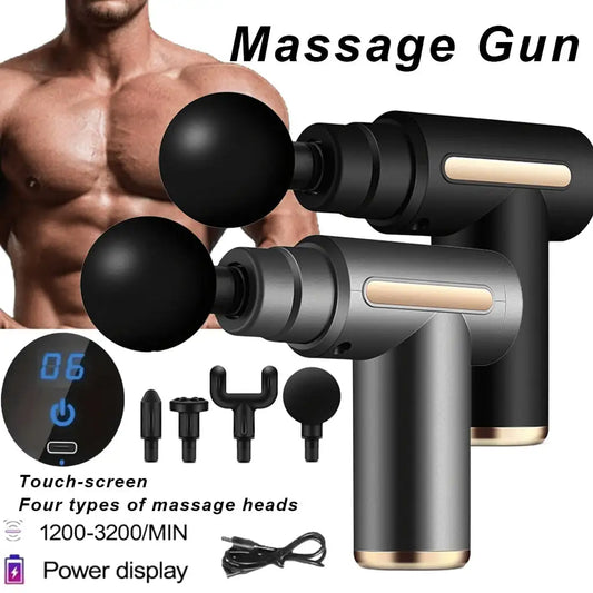 Portable Mini Massage Gun Rechargeable Electric Muscle Massager