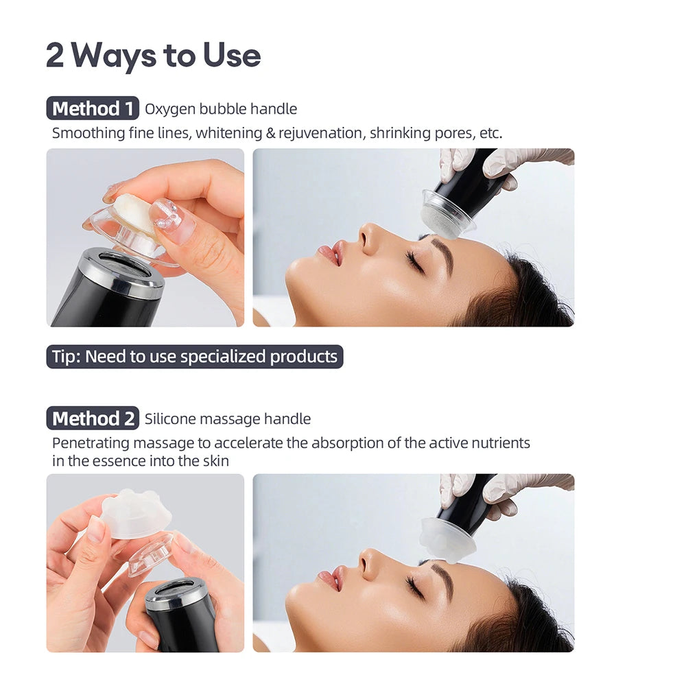 Foreverlily CO2 Oxygen Bubble Pen 5 Gear LED Photon Skin Care Machine