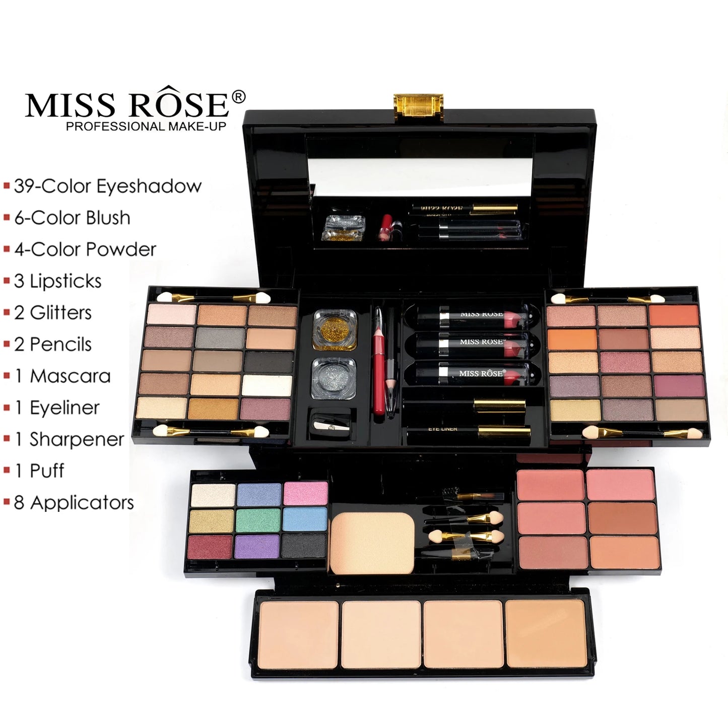 Women's Pro Makeup Set With Mirror All-In-One Gift Set