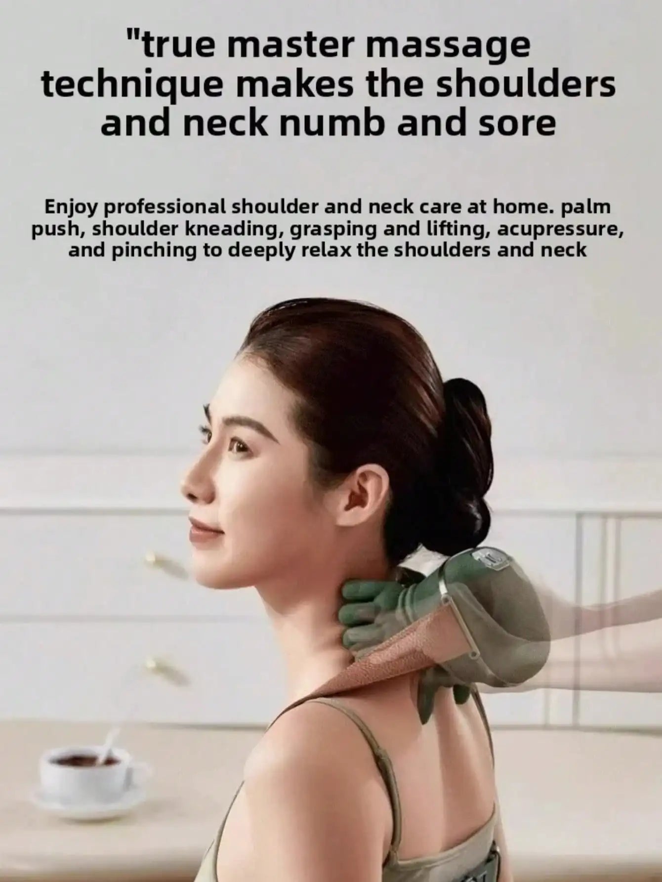 Advanced 4D Shiatsu Neck Massager With Heat