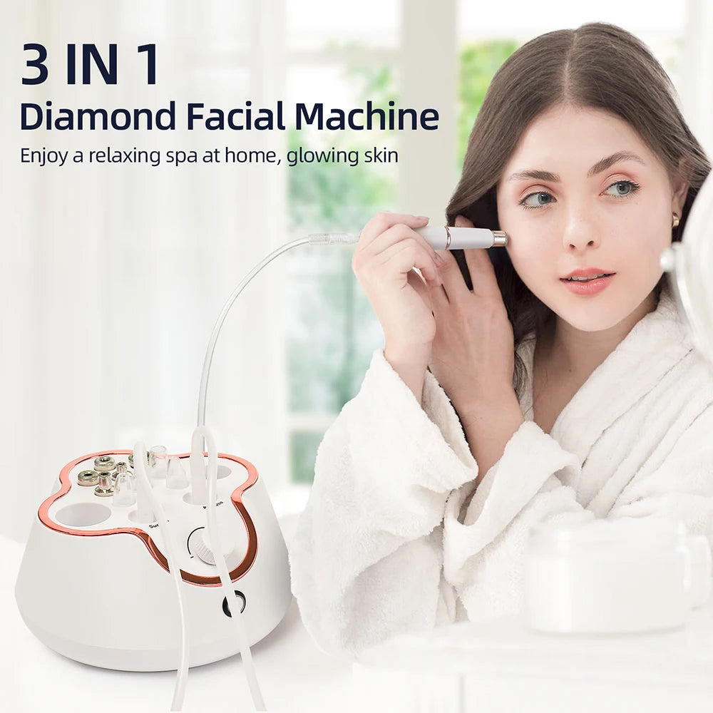 Foreverlily 3 in 1 Diamond Microdermabrasion Machine
