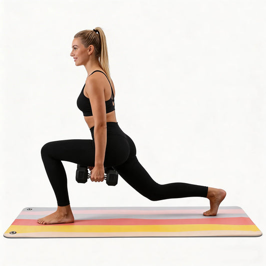 Non Slip Foldable Hanging Fitness Mat For Home Gym Workouts