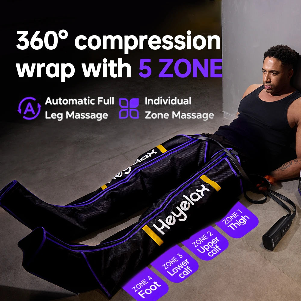 Heyelax Air Compression Massager Boots For Muscle Recovery