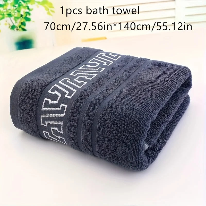 NONECN Microfiber Bath Towel Quick Dry Thick Plush For Home