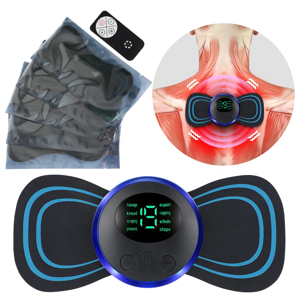 Hailicare Remote Control Neck Massager Set for Cervical Relief
