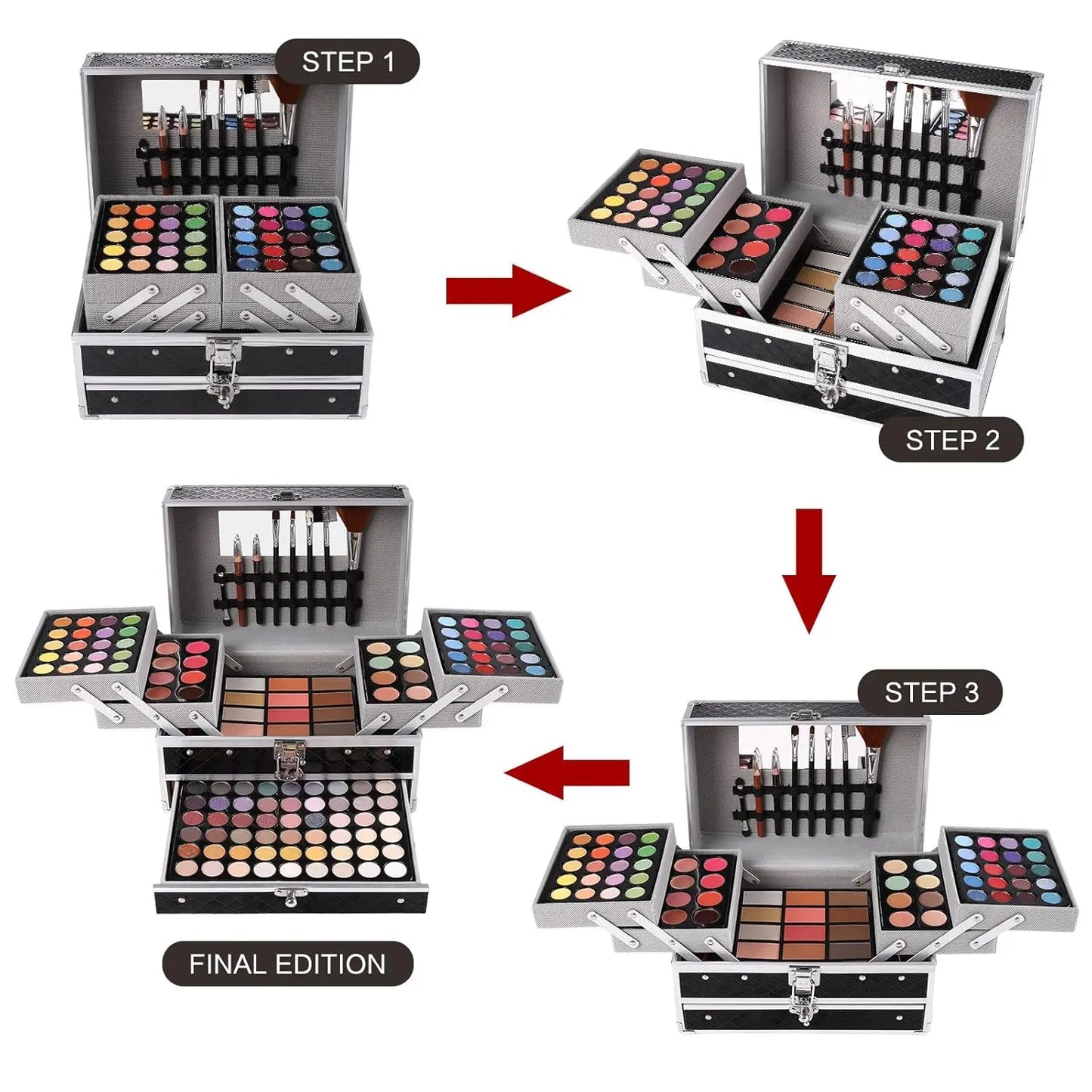 Complete Makeup Kit For Women With Eyeshadow Lip Gloss Concealer