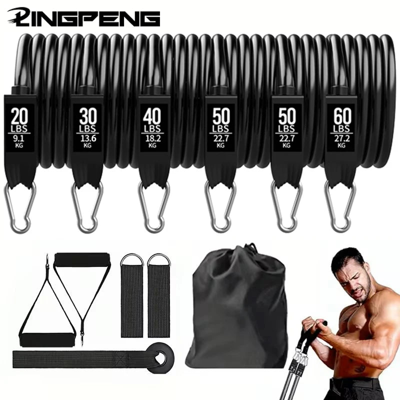 NONE Resistance Bands Set With Door Anchor And Handles