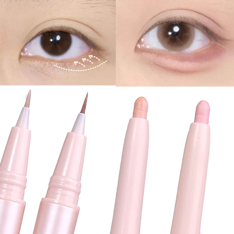 Double-Ended Makeup Pen With Slim Soft Brush Tip