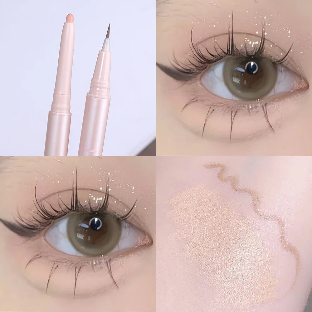 Double-Ended Makeup Pen With Slim Soft Brush Tip