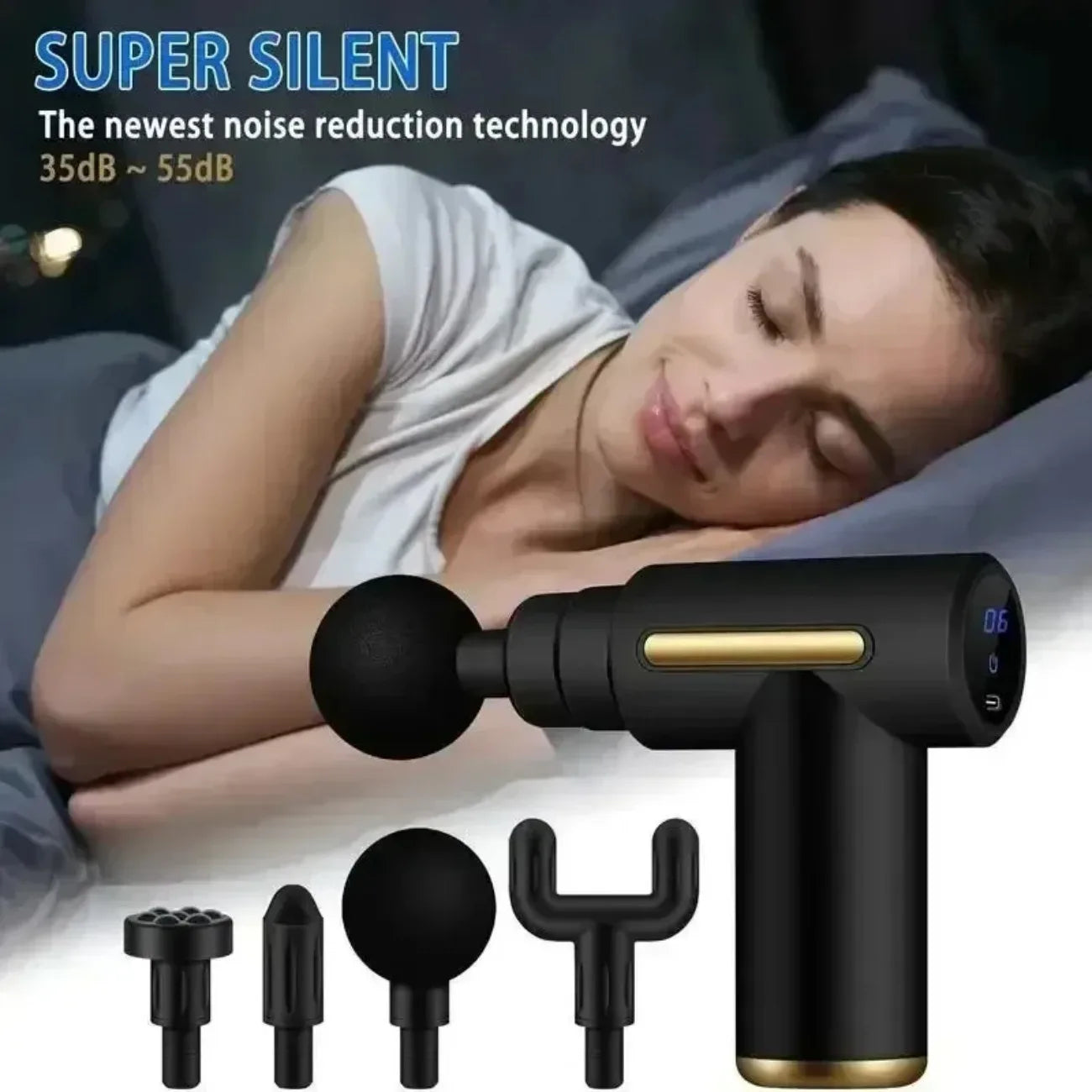 DIAMRI Mini USB Massage Gun Portable Fascia Relaxer for Neck