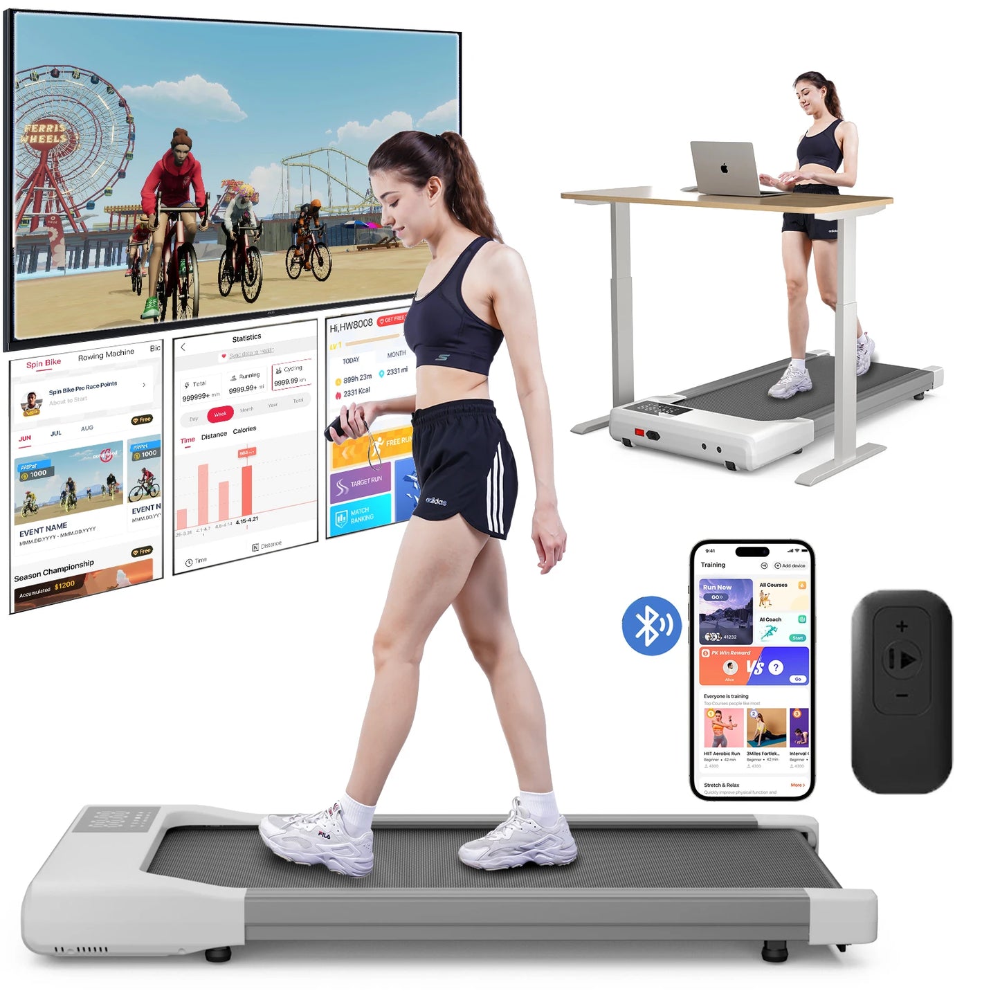 Promoation Walking Treadmill 2.5HP Portable Home Exercise Machine