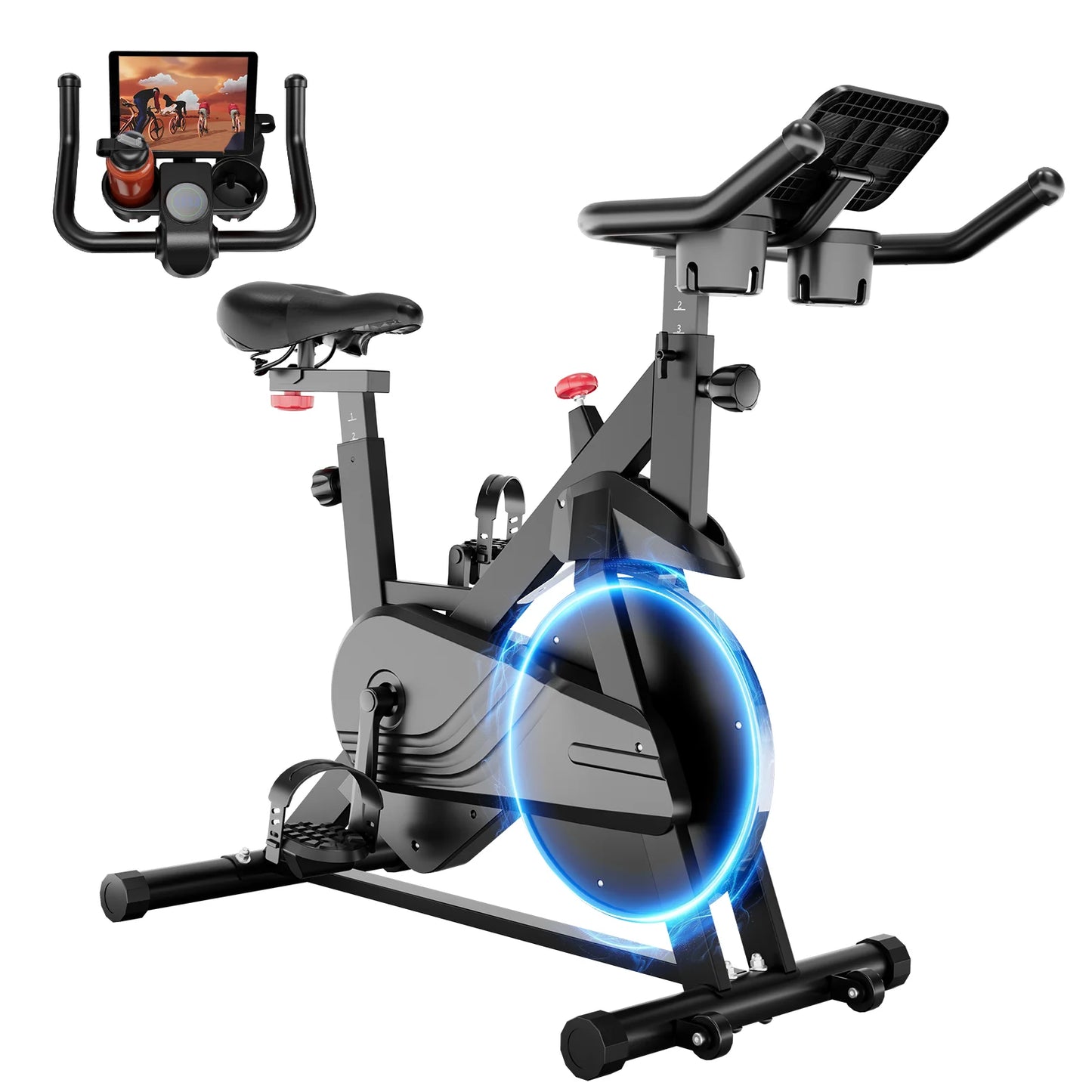 Superun 32 Level Magnetic Resistance Exercise Bike