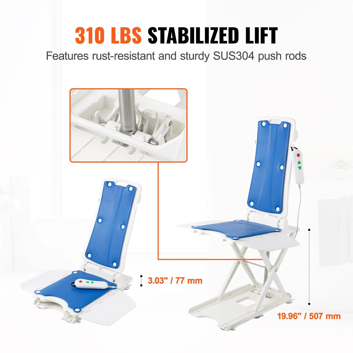 SucceBuy Electric Chair Lift For Seniors 310 Lb Capacity