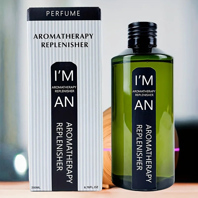 200ML Fireless Aromatherapy Ebony Rose Gardenia Perfume Replenisher Fluid Fragrance Oil for Home Diffuser Hotel Essential Oils