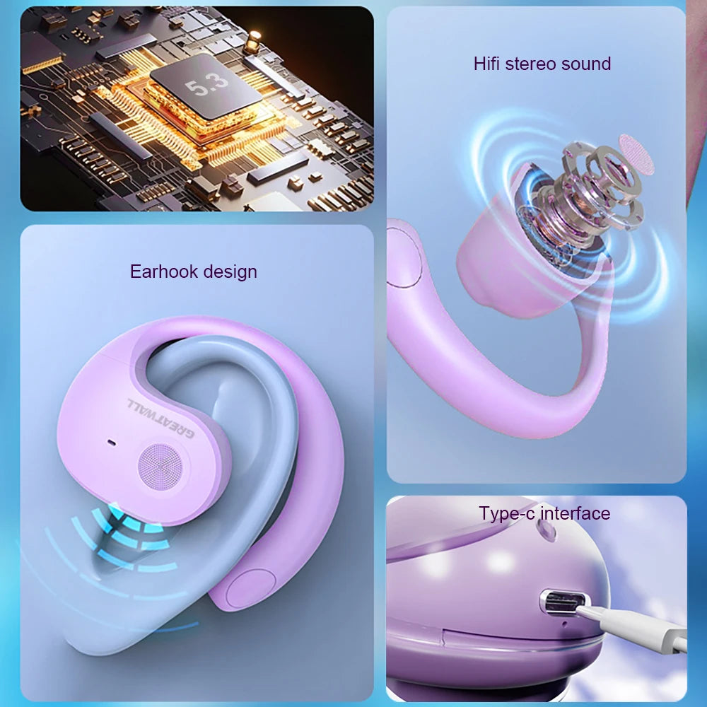 GreatWall Real Time Translation Wireless Earphones With AI Language Support