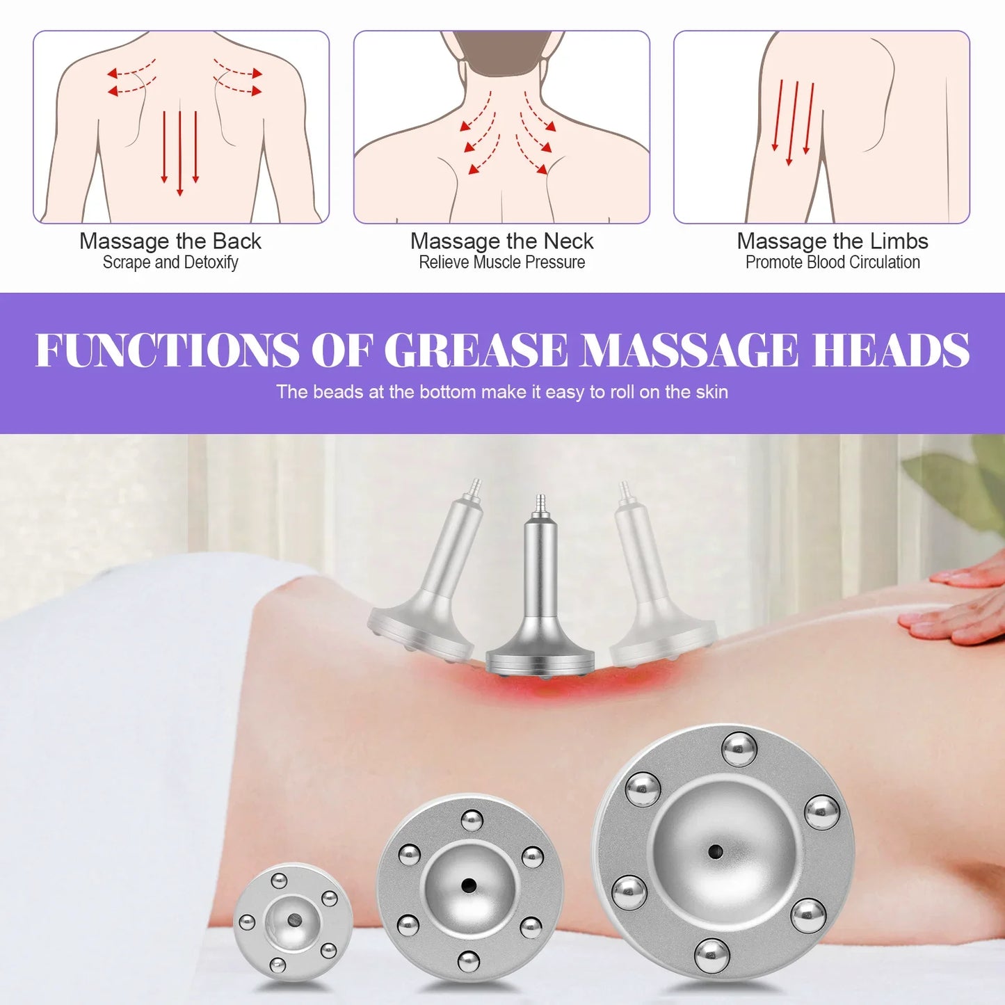 Vacuum Therapy Machine With 24 Cups And 3 Pumps For Body Shaping