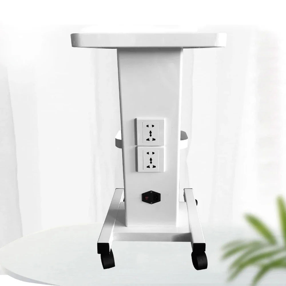 NONEGROSS Salon Trolley With Socket Stand Rolling Cart