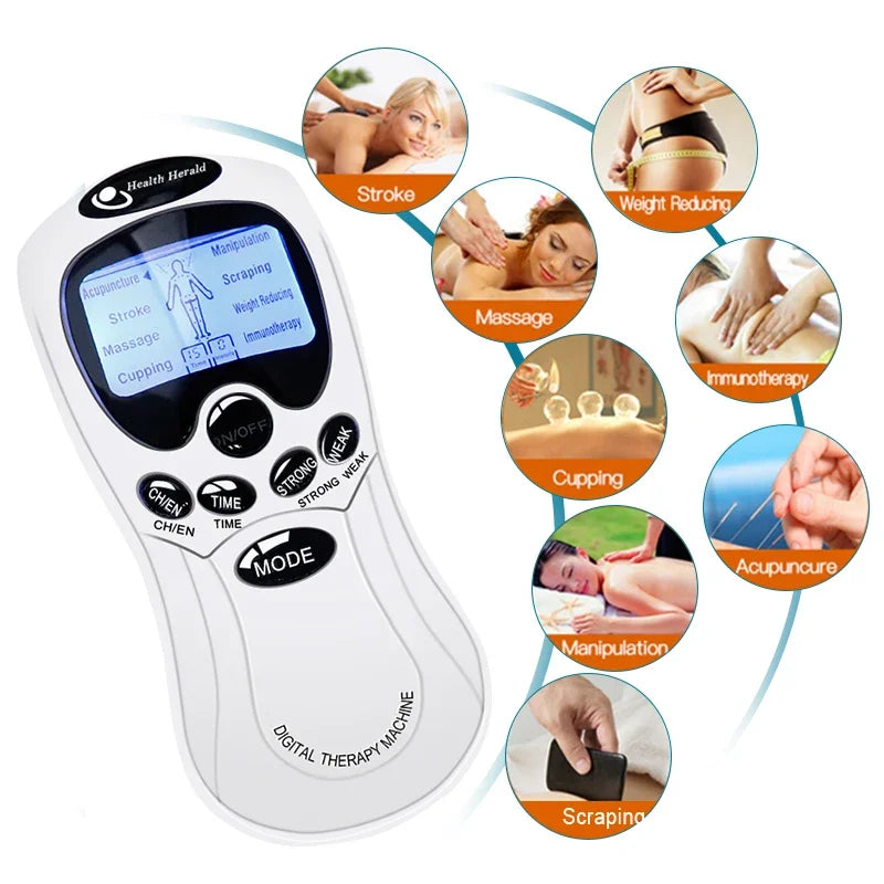 TENS Machine Physiotherapy Pulse Muscle Stimulator For Pain Relief