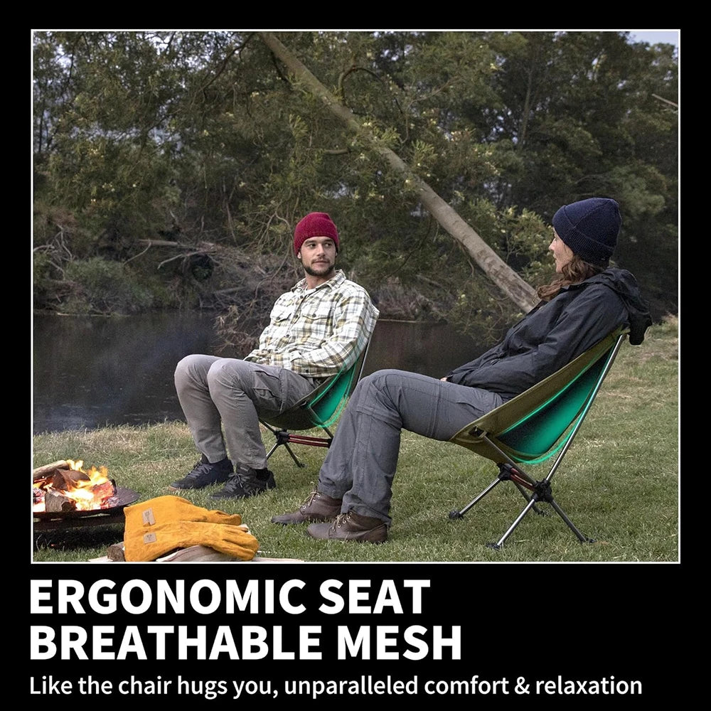 Naturehike Ultralight Portable Folding Camping Chair With Anti Sinking Feet