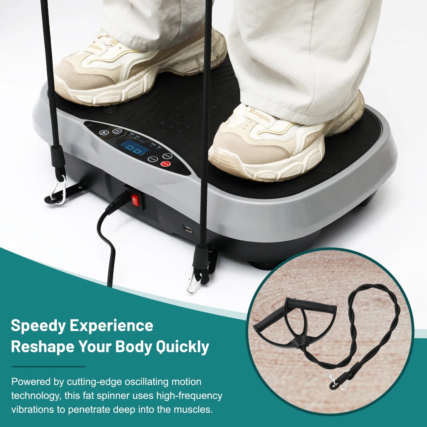 N Vibration Plate Exercise Machine For Whole Body Fat Burning