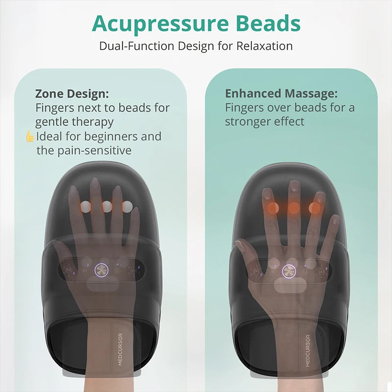 Medcursor Wireless Hand Massager With Air Compression Palm Acupoint