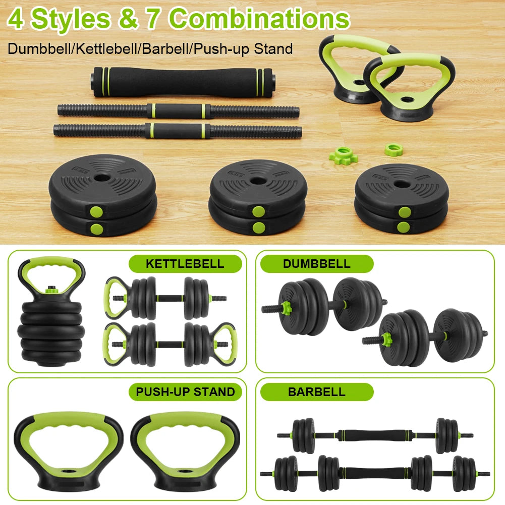 TWISTER.CK Adjustable Dumbbells Free Weight Set 4 In 1