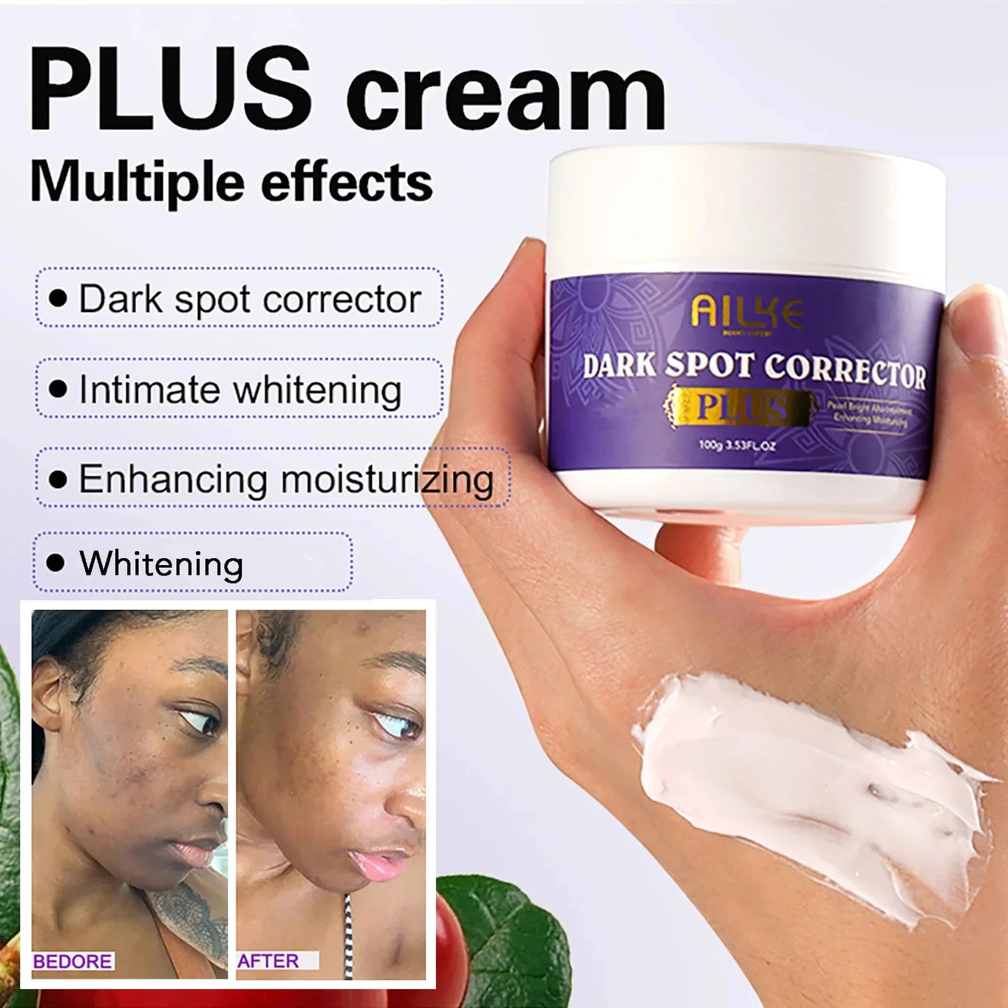 AILKE Glutathione Body Lotion Whitening Moisturizer For Women