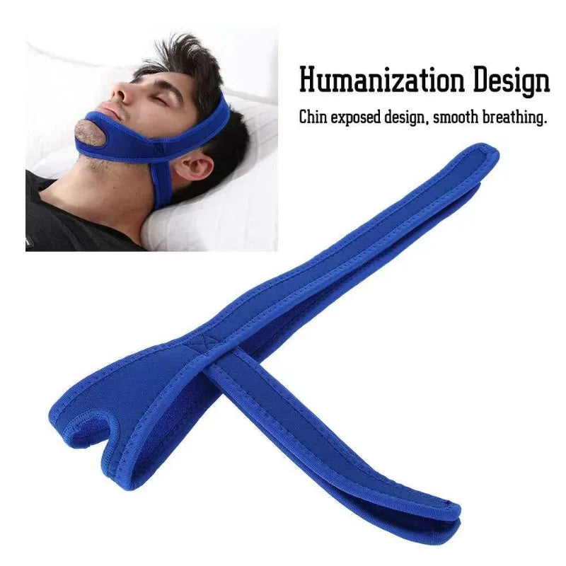 New Neoprene Anti Snore Chin Strap Sleep Apnea Jaw Support